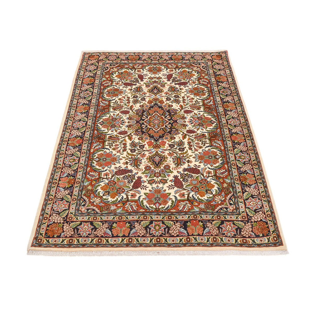 Alfombra persa - Bidjar - 210 x 140 cm - beige claro