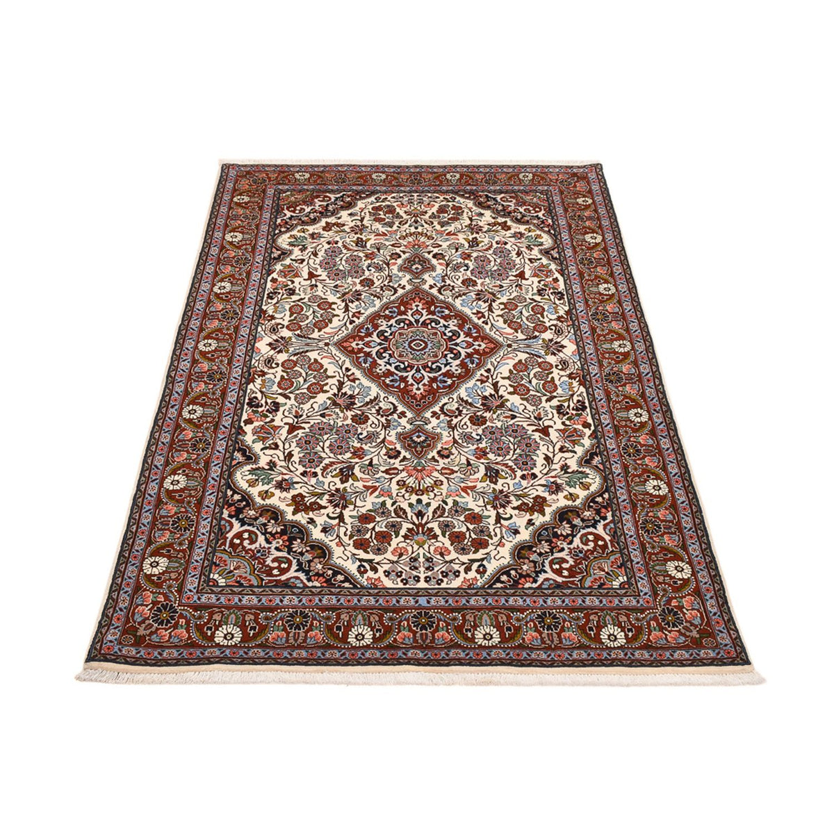 Alfombra persa - Bidjar - 215 x 137 cm - crema