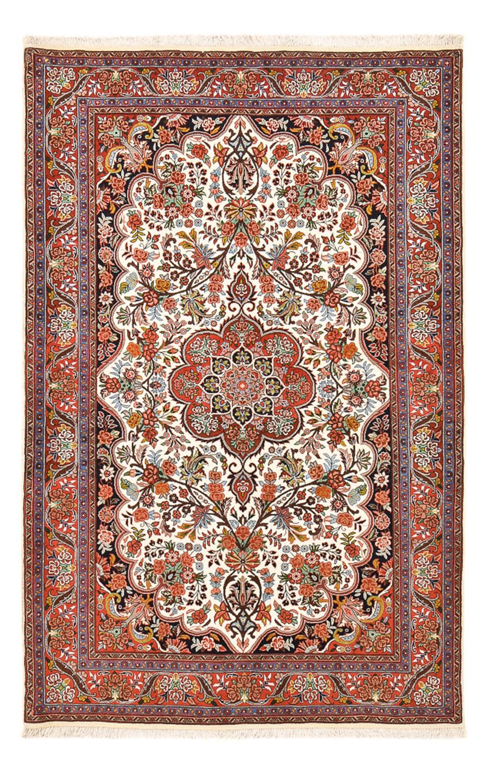Alfombra persa - Bidjar - 219 x 136 cm - crema