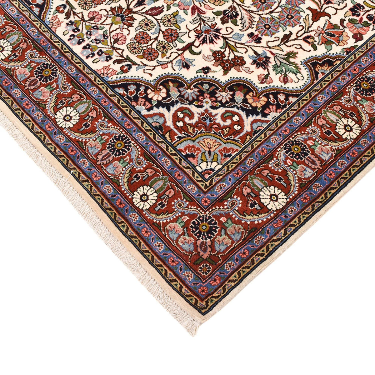 Alfombra persa - Bidjar - 208 x 136 cm - crema