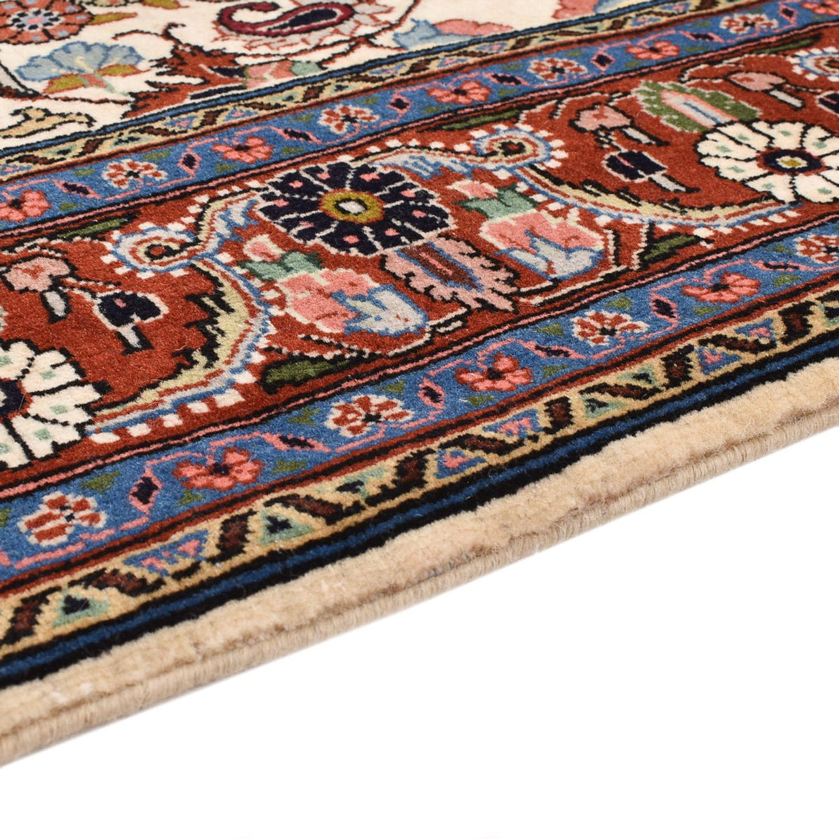 Alfombra persa - Bidjar - 208 x 136 cm - crema