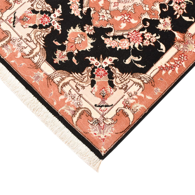 Alfombra Persa - Tabriz - Real - 88 x 60 cm - azul oscuro