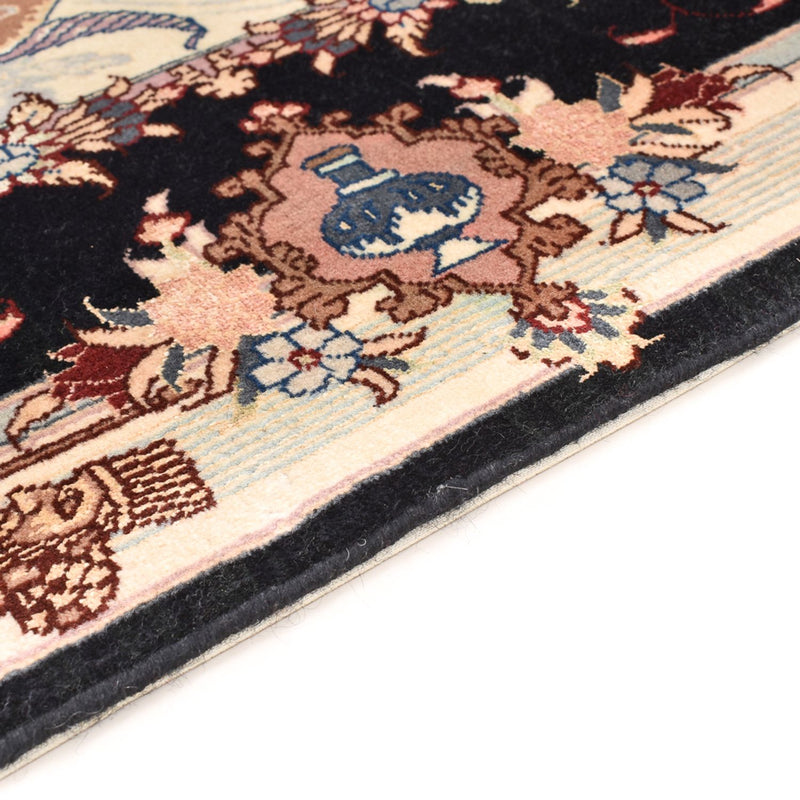 Alfombra Persa - Tabriz - Real - 90 x 60 cm - azul oscuro