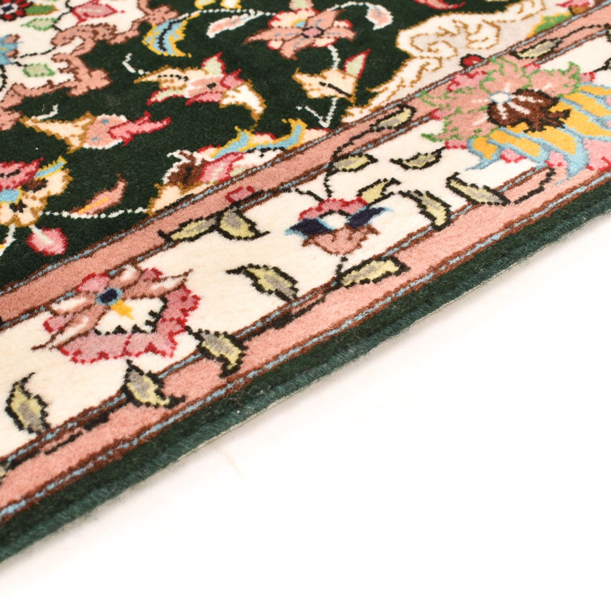 Alfombra Persa - Tabriz - Real - 90 x 60 cm - azul oscuro