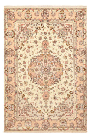 Alfombra Persa - Tabriz - Real - 312 x 202 cm - beige oscuro