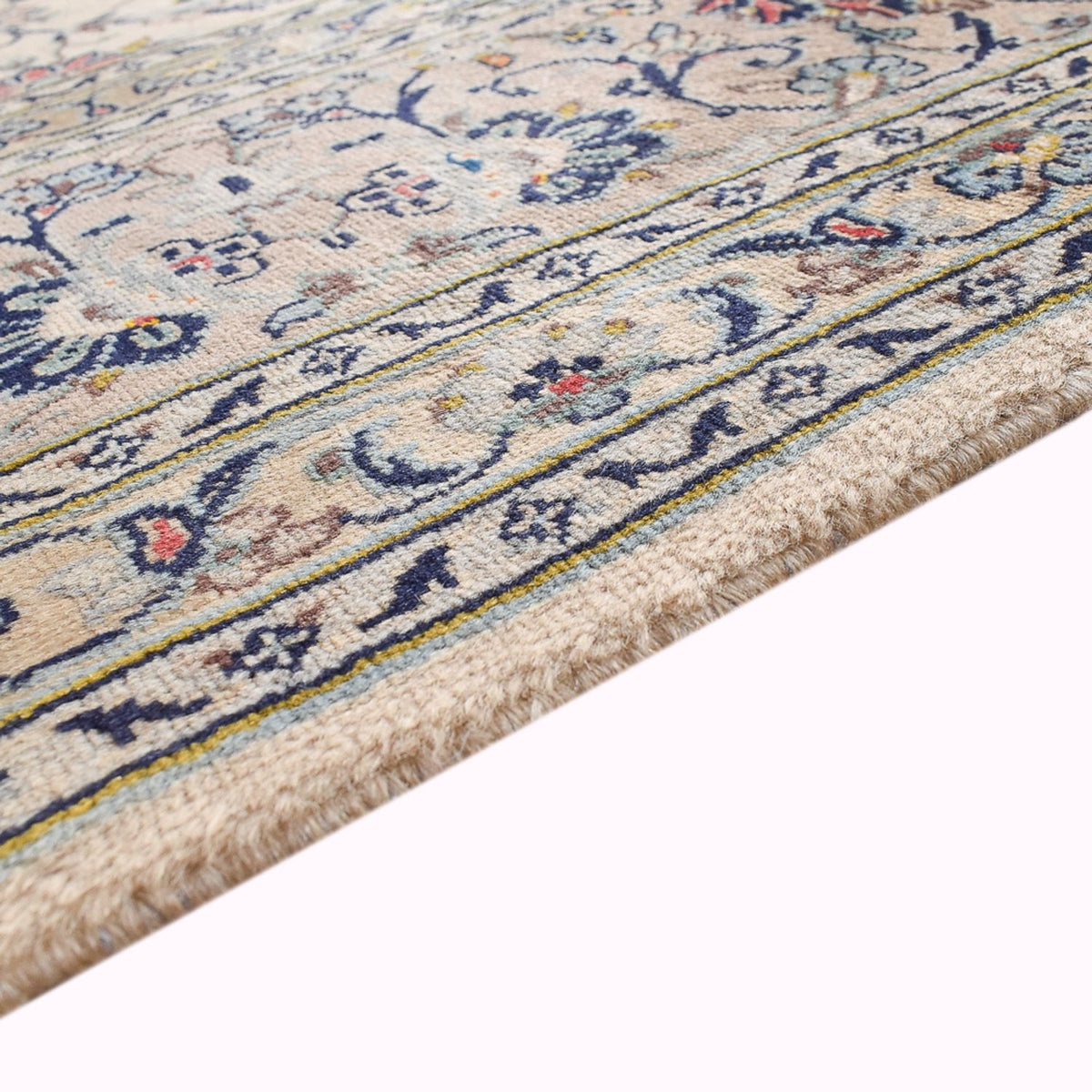 Alfombra persa - Keshan - Real - 347 x 246 cm - arena