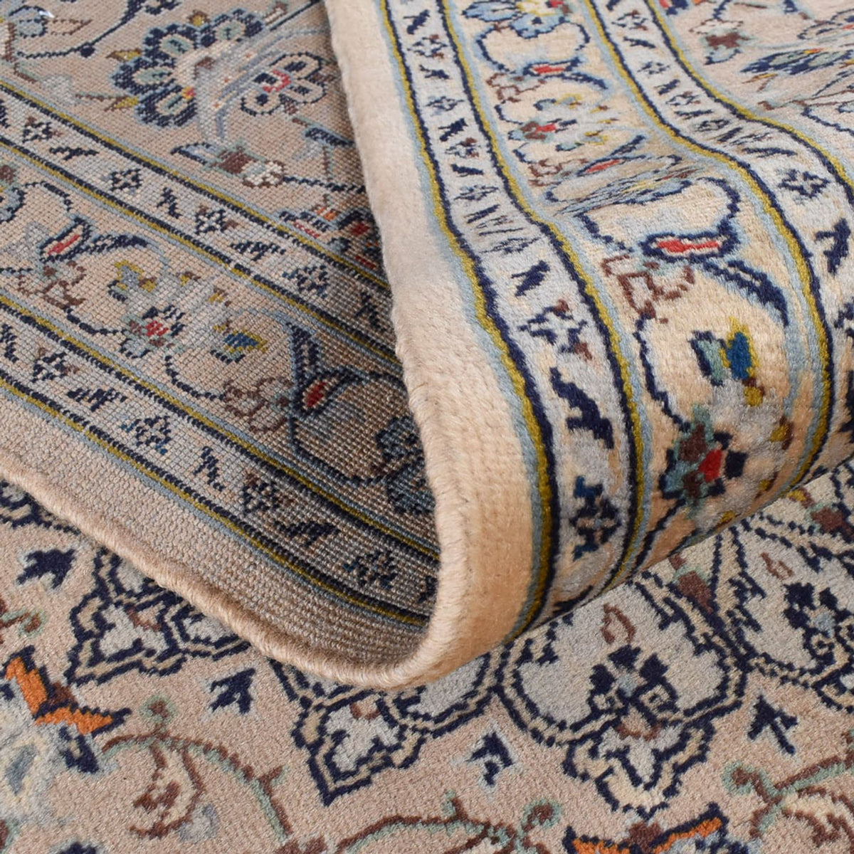 Alfombra persa - Keshan - Real - 347 x 246 cm - arena