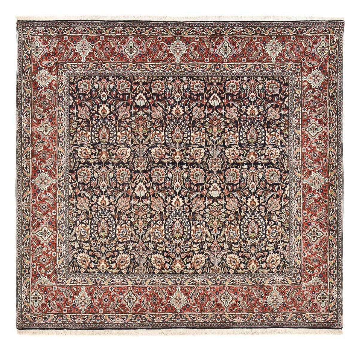 Alfombra persa - Bidjar cuadrado  - 206 x 200 cm - óxido