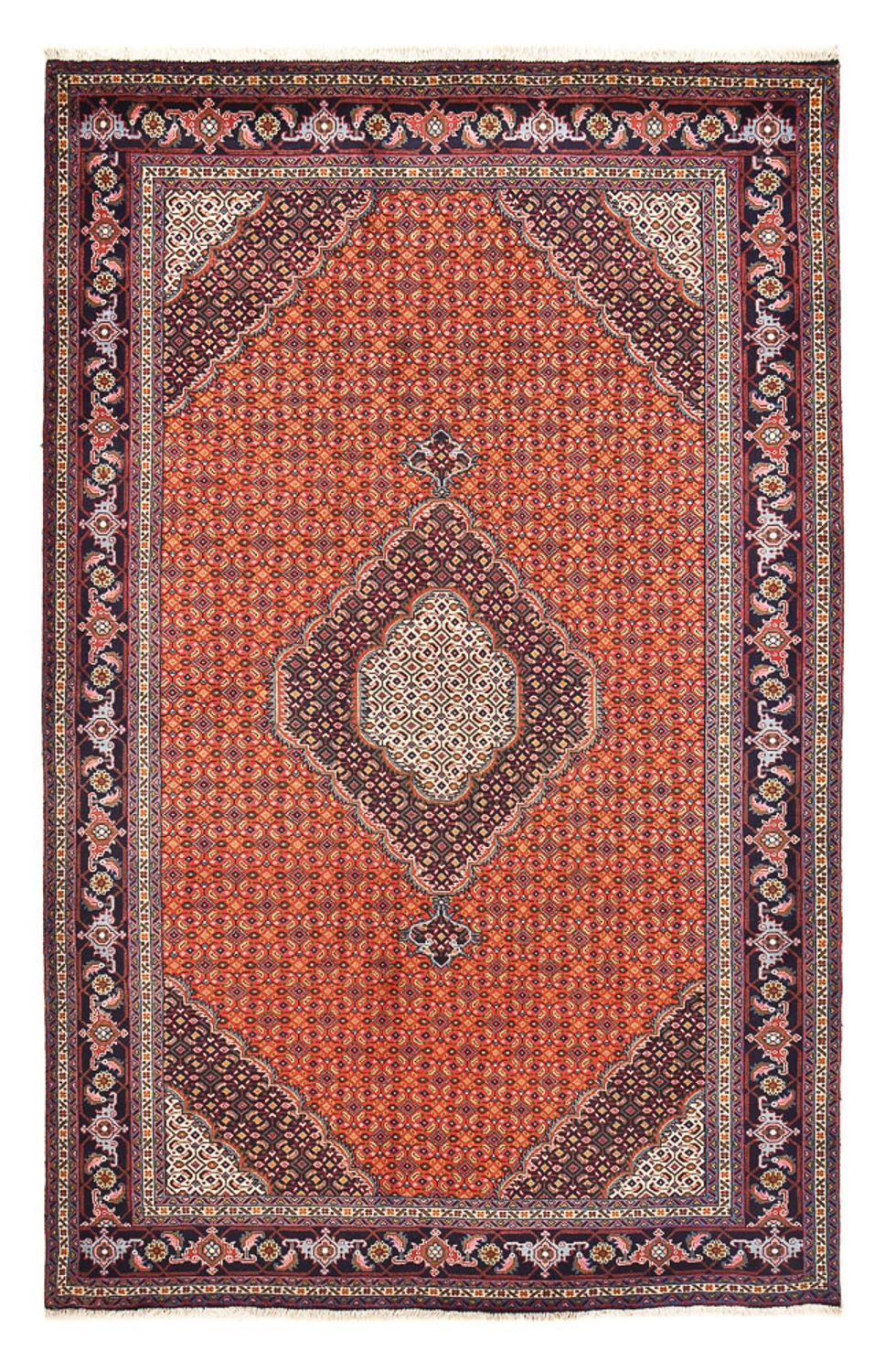Alfombra persa - Nómada - 300 x 199 cm - naranja