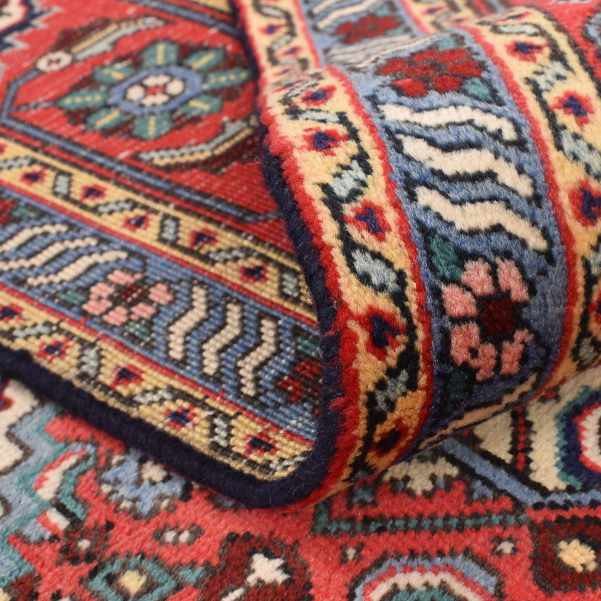 Alfombra persa - Nómada - 287 x 196 cm - rojo burdeos