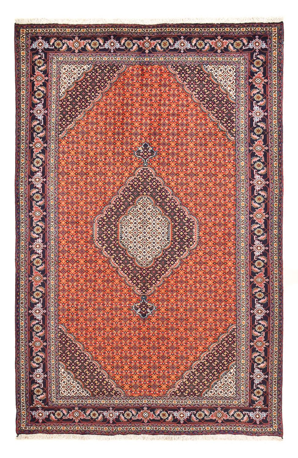 Alfombra persa - Nómada - 298 x 198 cm - púrpura