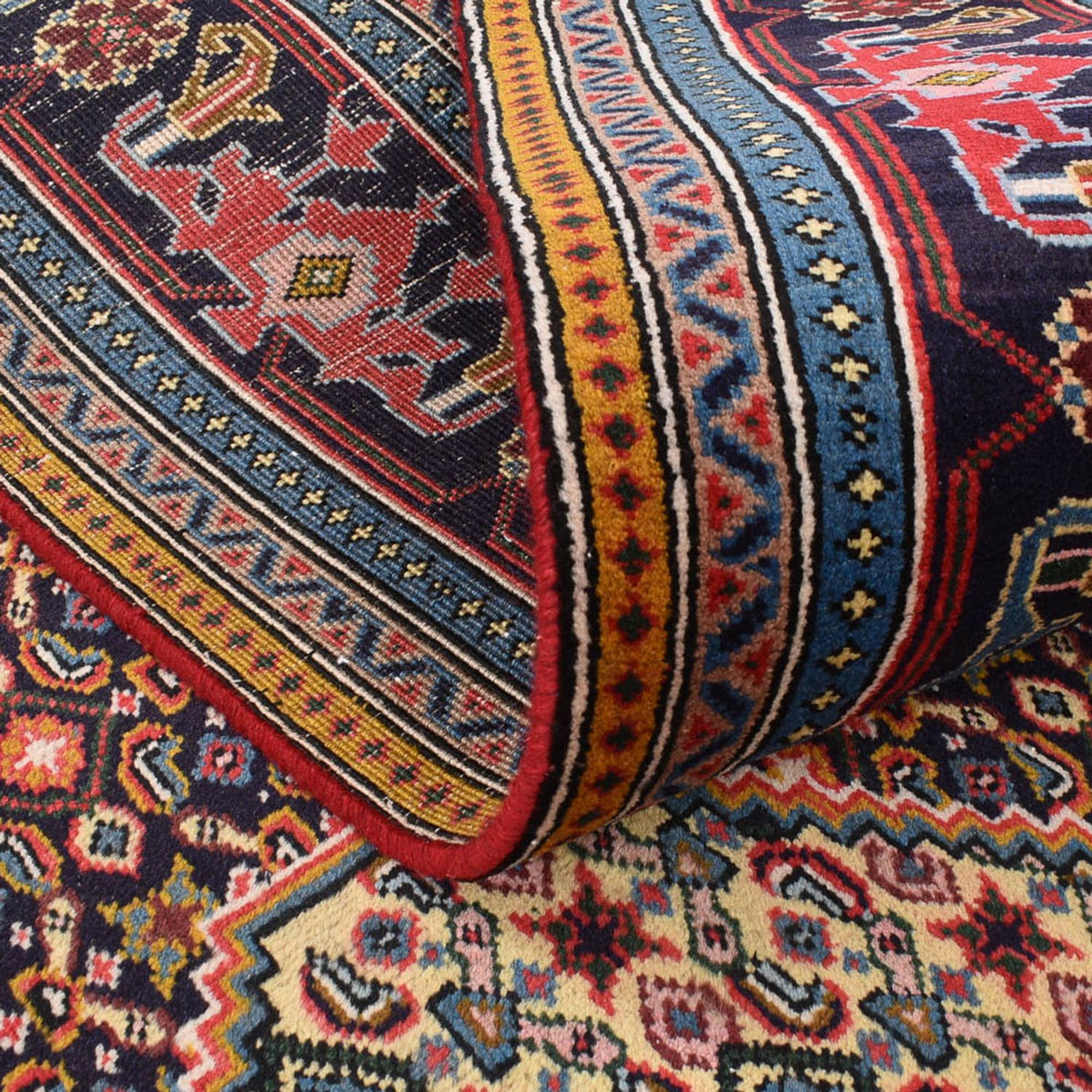 Alfombra persa - Nómada - 297 x 199 cm - rojo claro