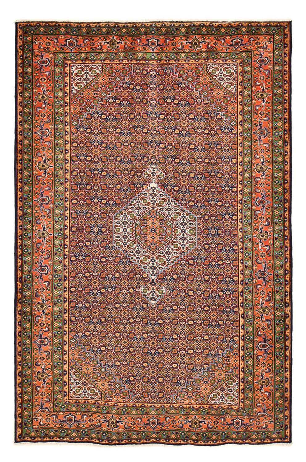 Alfombra persa - Nómada - 307 x 210 cm - beige oscuro