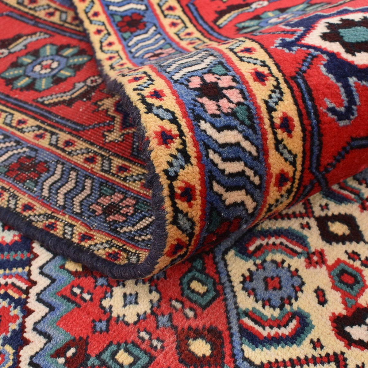 Alfombra persa - Nómada - 289 x 194 cm - púrpura