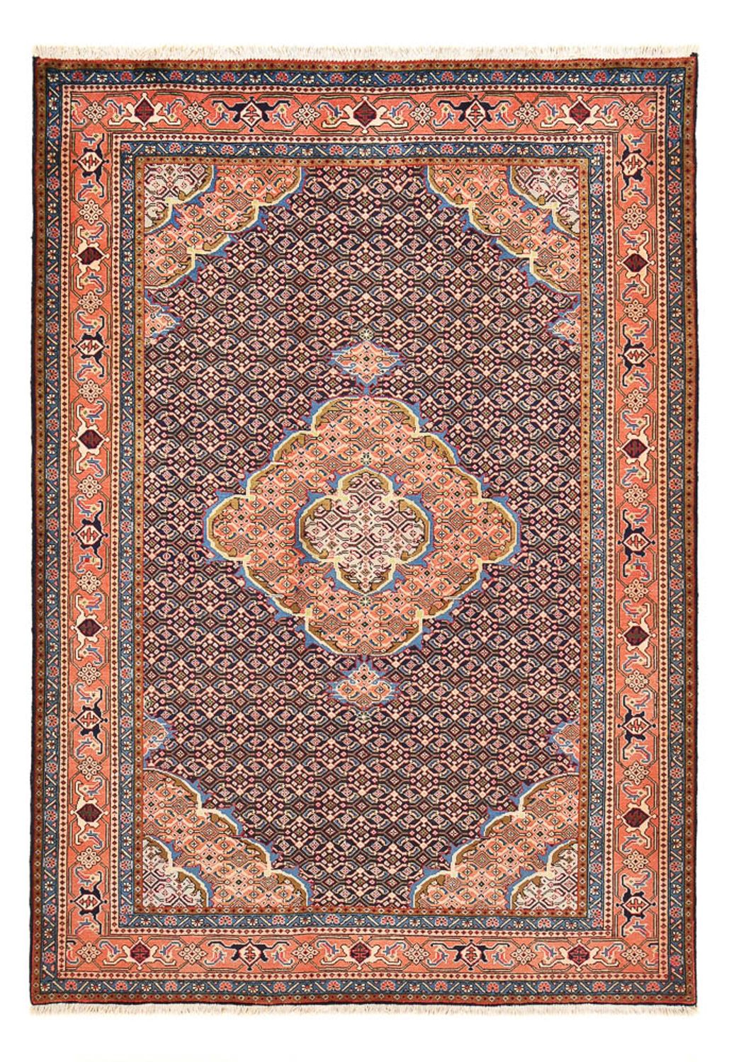 Alfombra persa - Nómada - 282 x 193 cm - rojo claro