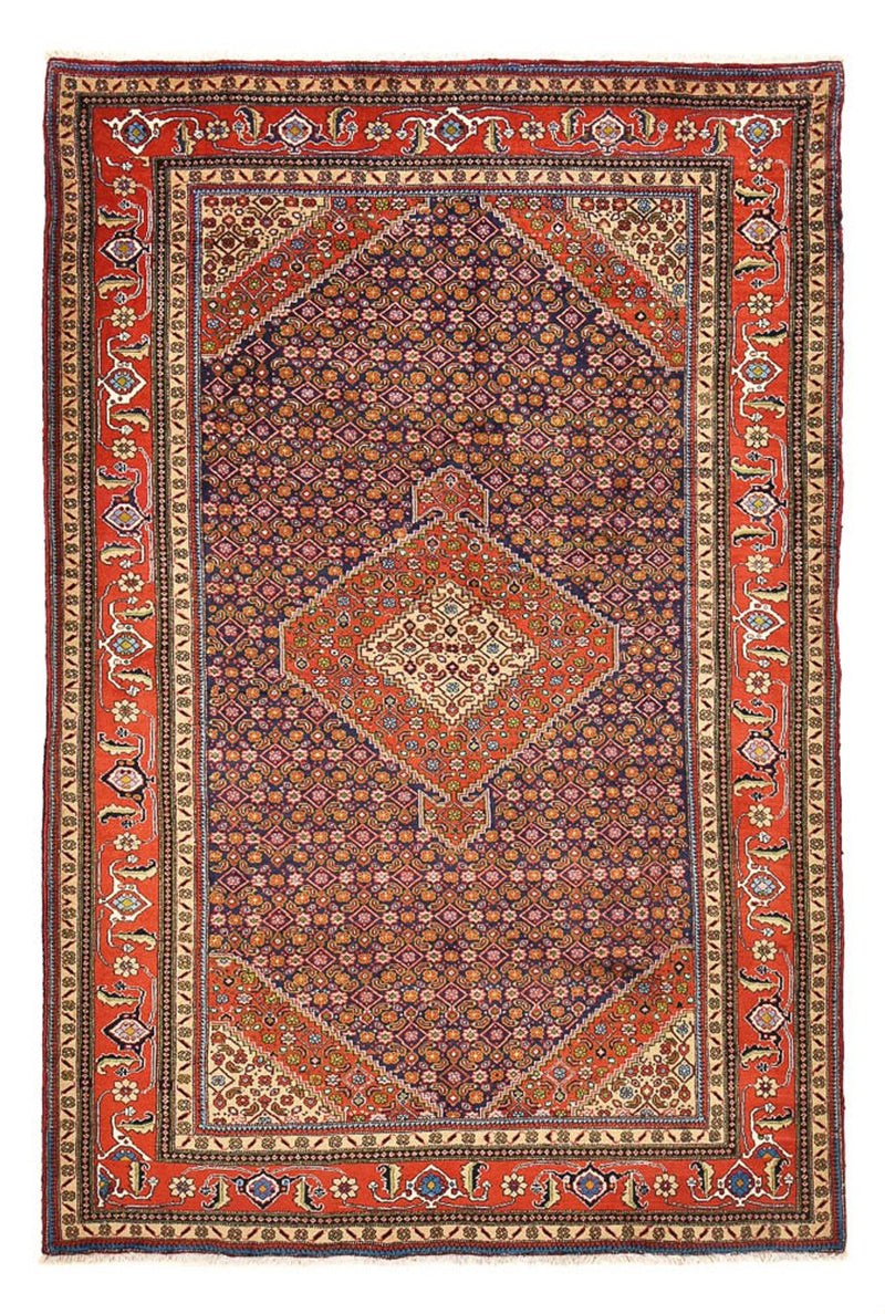 Alfombra persa - Nómada - 288 x 199 cm - rojo burdeos