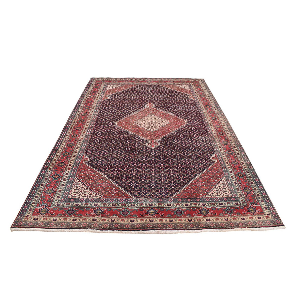 Alfombra persa - Tabriz - 303 x 200 cm - óxido