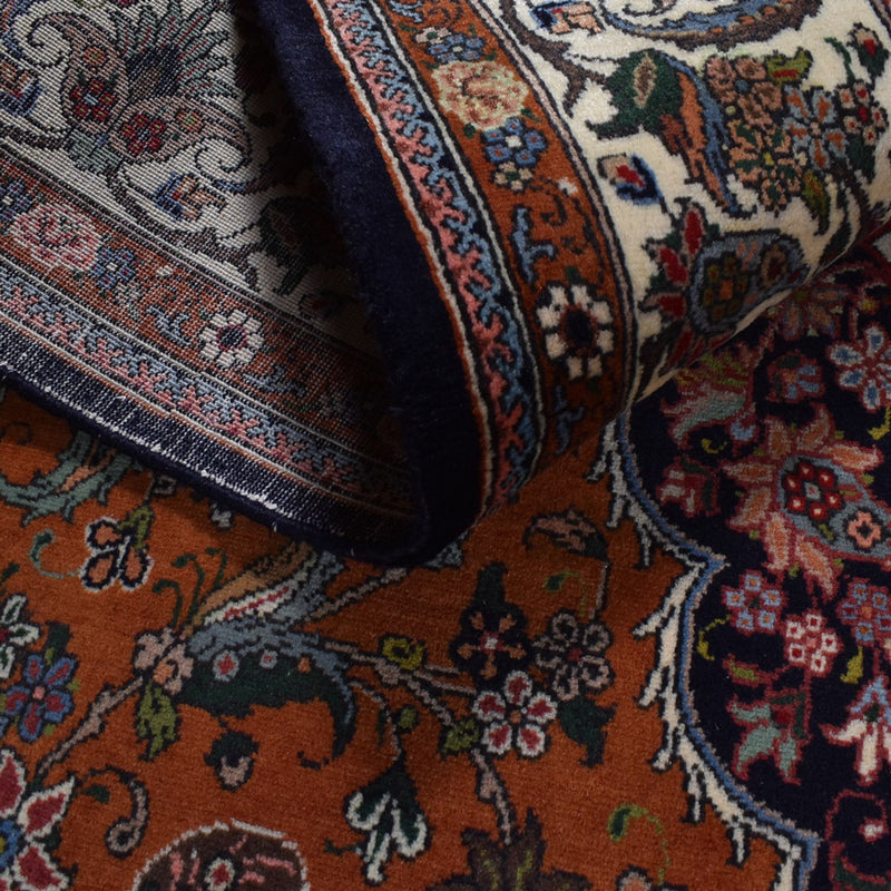 Alfombra persa - Nómada - 303 x 206 cm - rojo oscuro