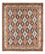 Alfombra persa - Nómada cuadrado  - 214 x 183 cm - multicolor