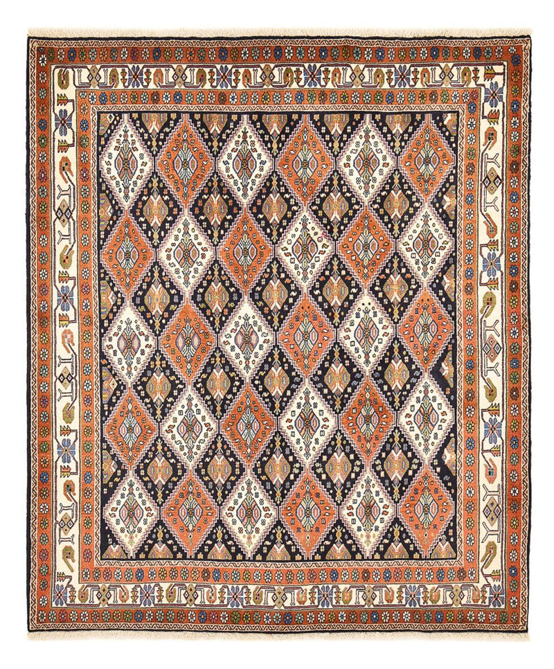 Alfombra persa - Nómada cuadrado  - 214 x 183 cm - multicolor