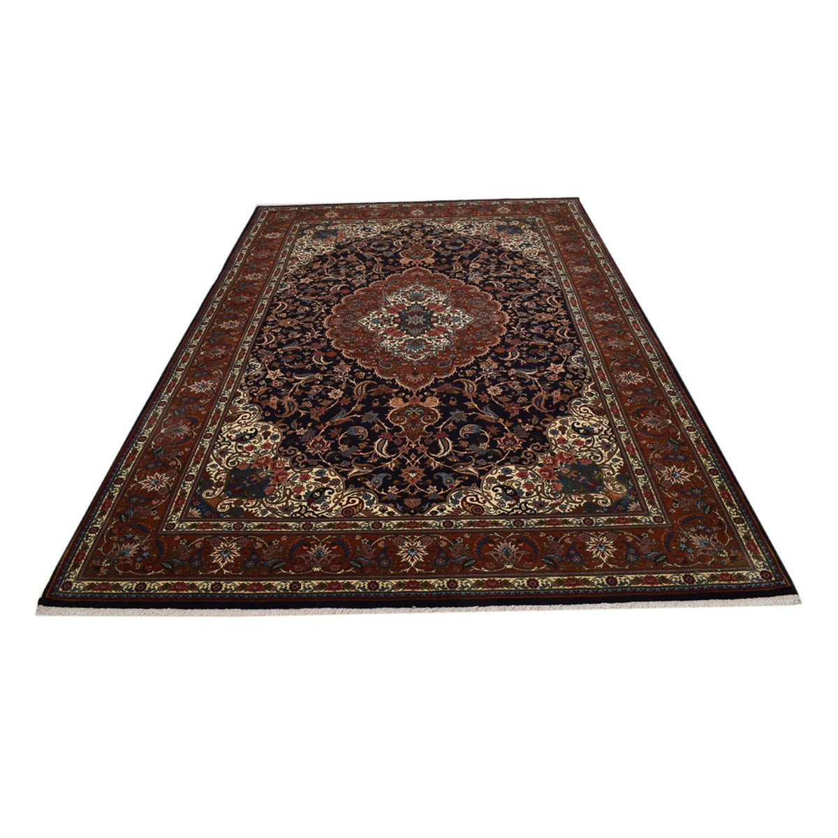 Alfombra persa - Nómada - 298 x 205 cm - rojo oscuro