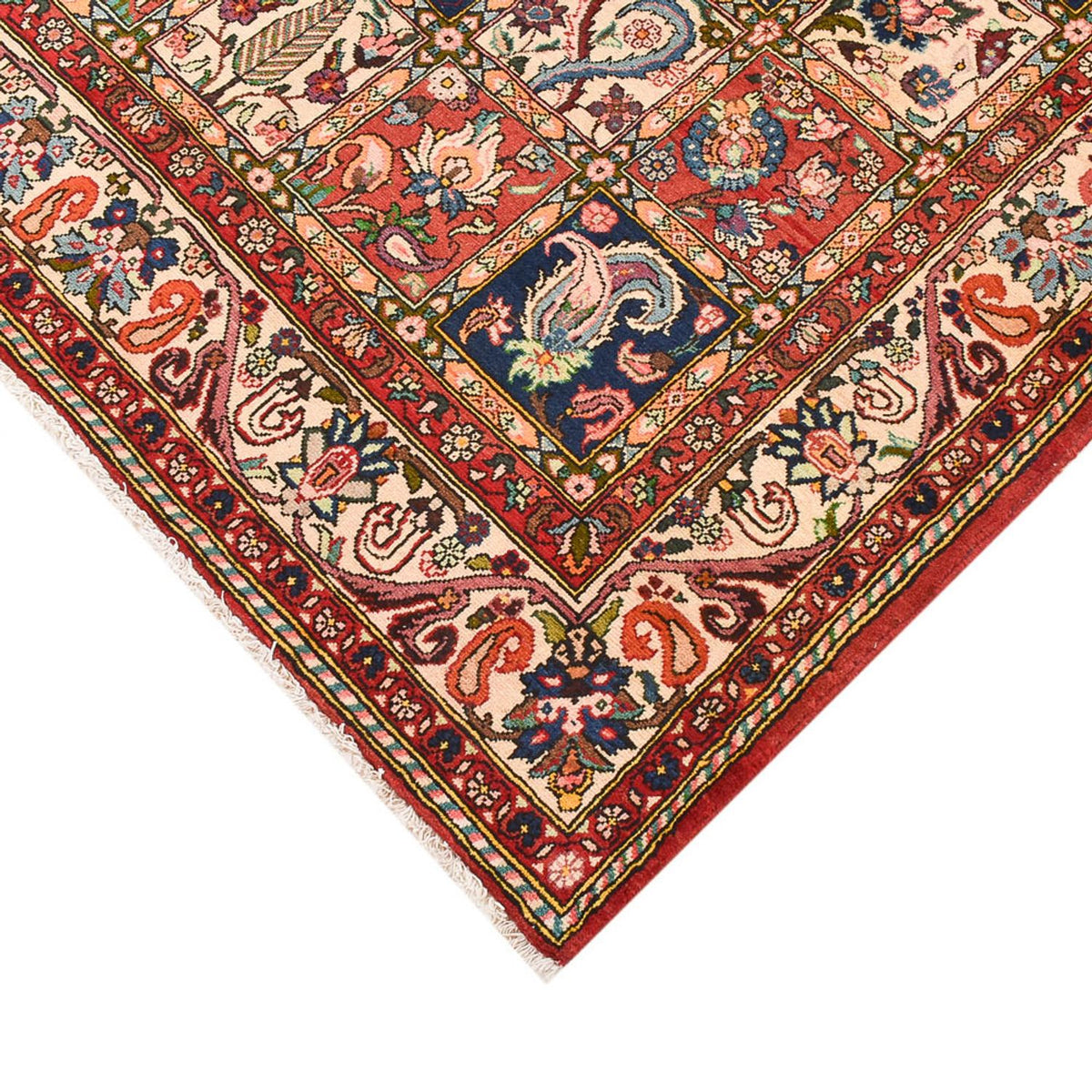 Alfombra persa - Nómada - 237 x 158 cm - multicolor