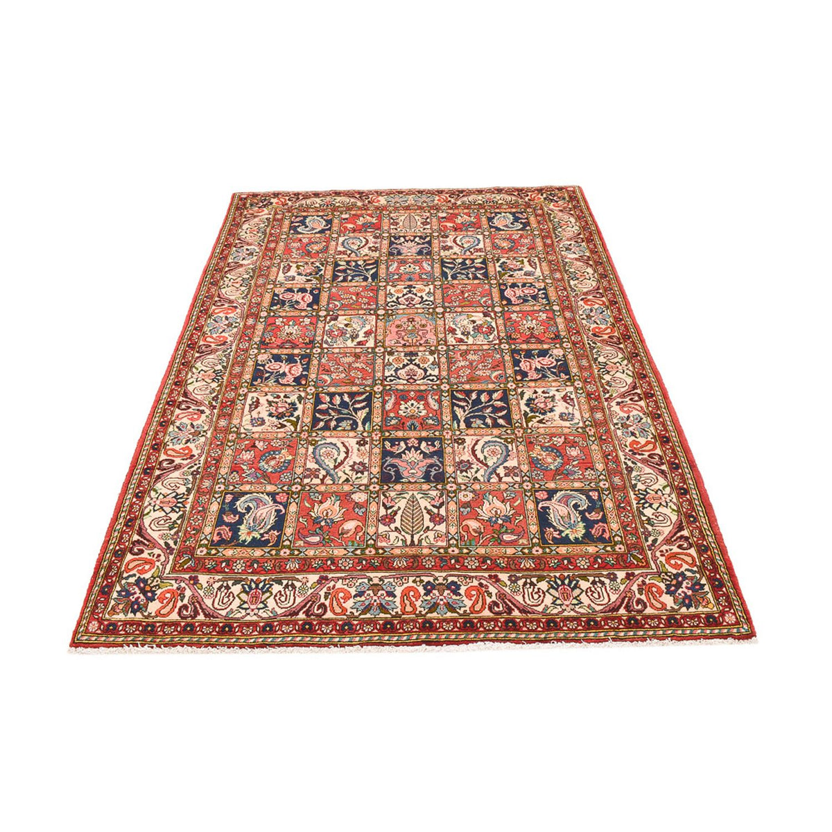 Alfombra persa - Nómada - 237 x 158 cm - multicolor