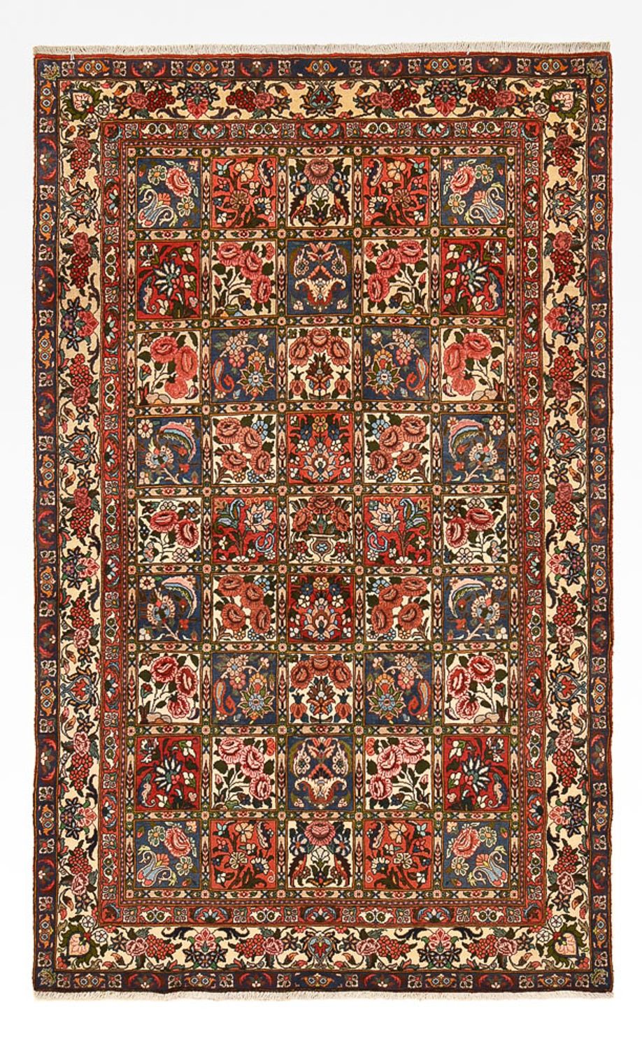 Alfombra persa - Nómada - 251 x 151 cm - multicolor
