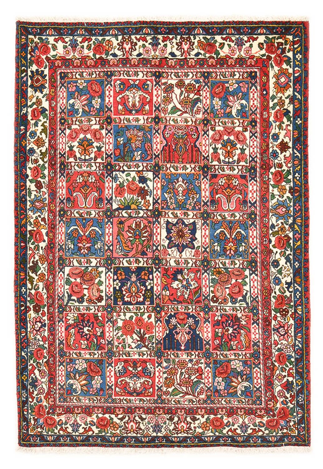 Alfombra persa - Nómada - 192 x 136 cm - multicolor