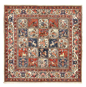 Alfombra persa - Nómada cuadrado  - 211 x 210 cm - multicolor