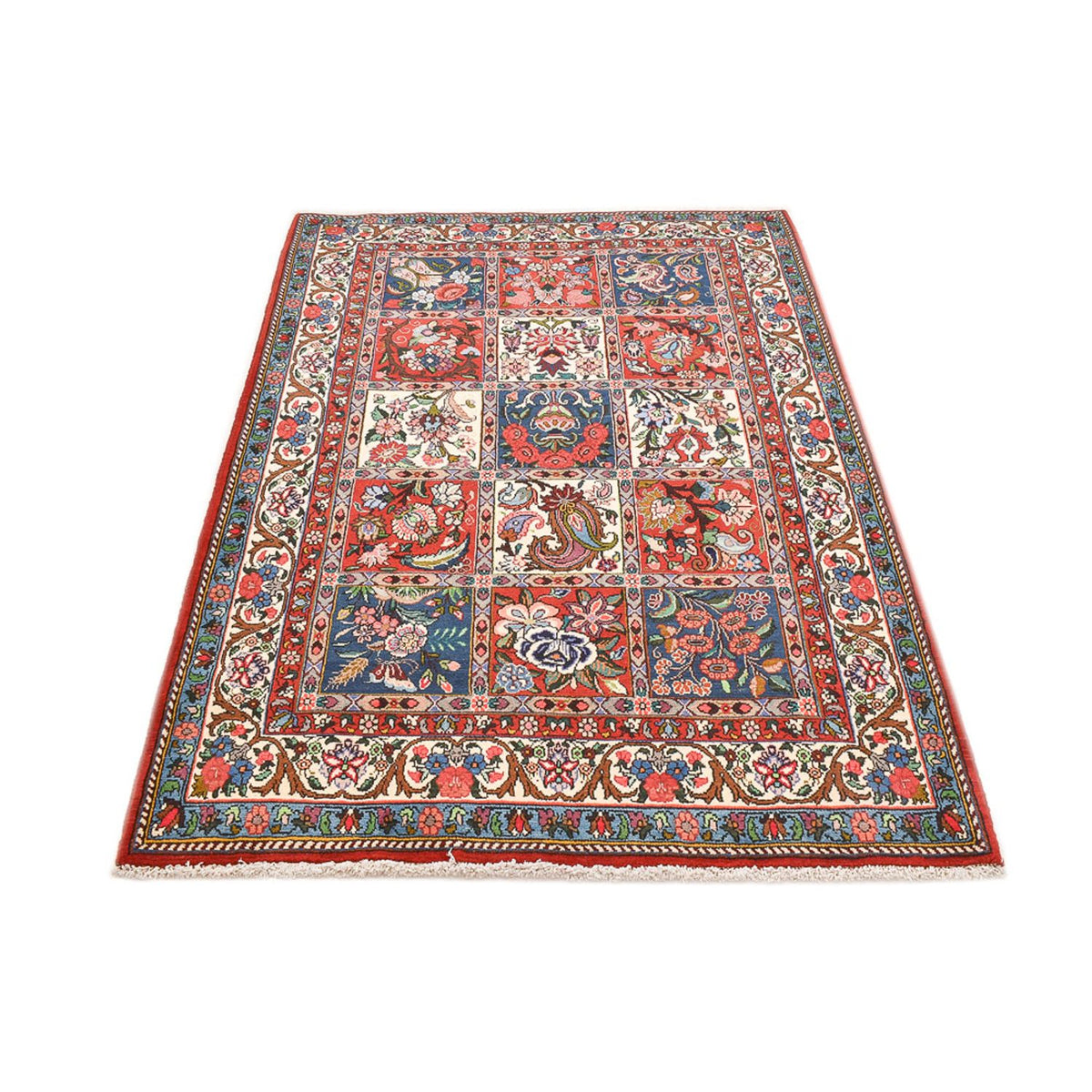 Alfombra persa - Nómada - 191 x 138 cm - multicolor