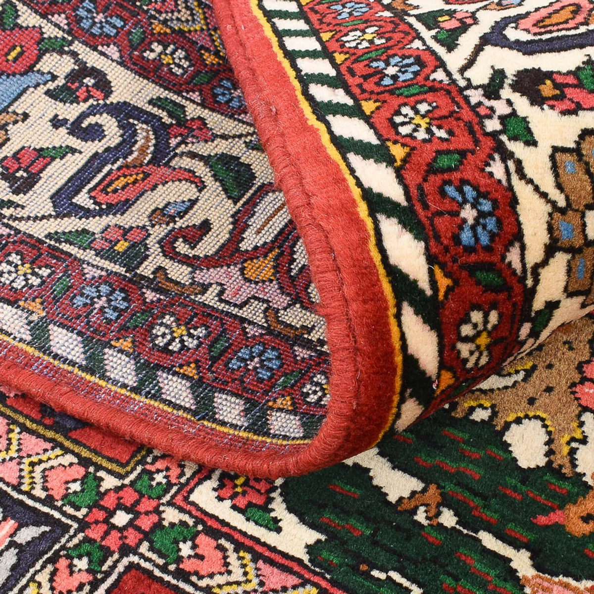 Alfombra persa - Nómada - 233 x 151 cm - multicolor