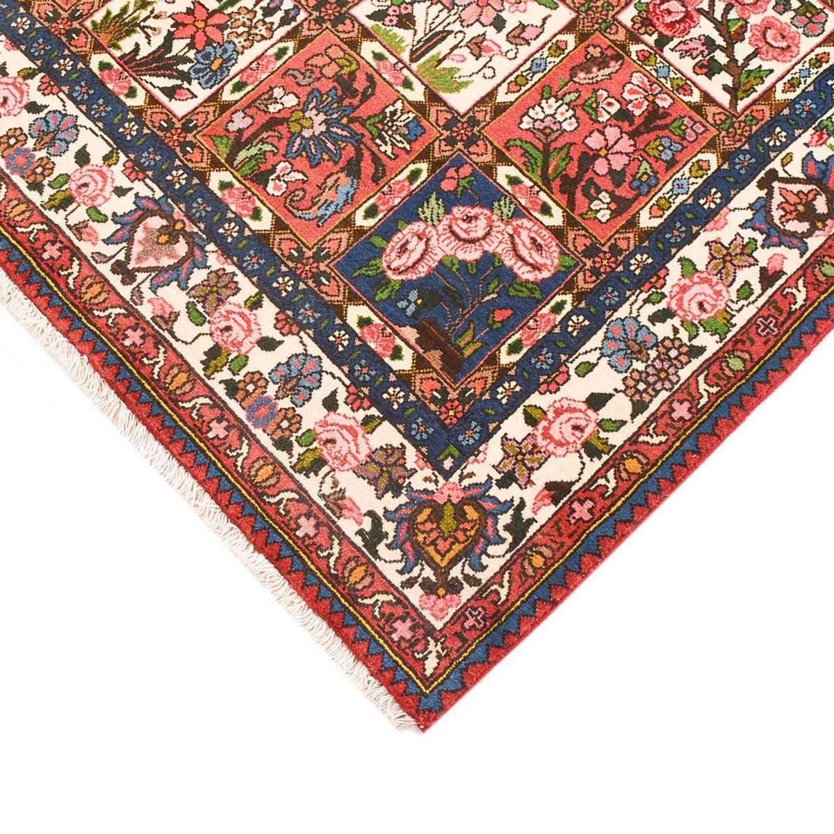 Alfombra persa - Nómada - 195 x 136 cm - multicolor