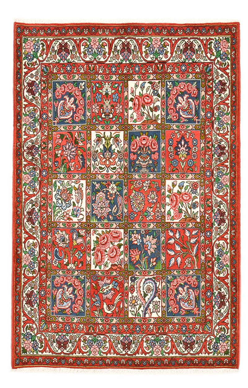 Alfombra persa - Nómada - 196 x 133 cm - multicolor