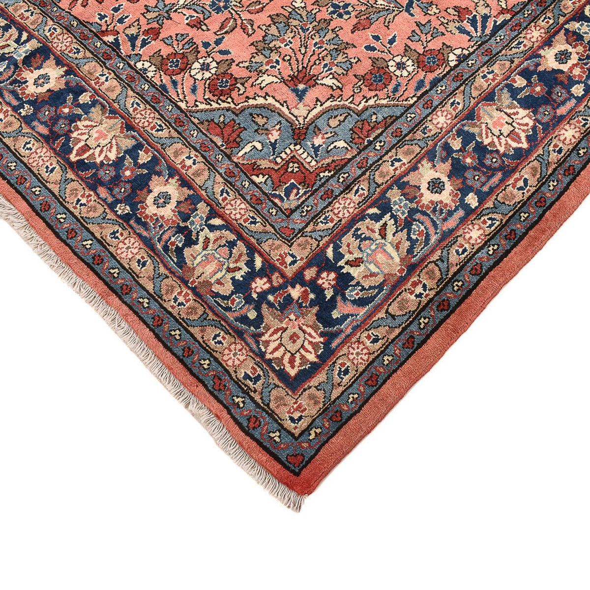 Alfombra persa - Nómada - 222 x 208 cm - rosa