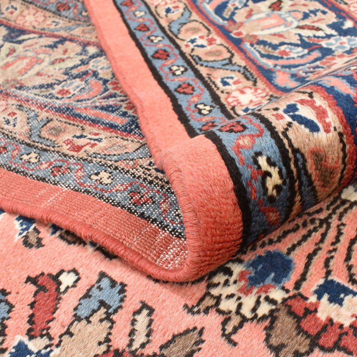 Alfombra persa - Nómada - 222 x 208 cm - rosa
