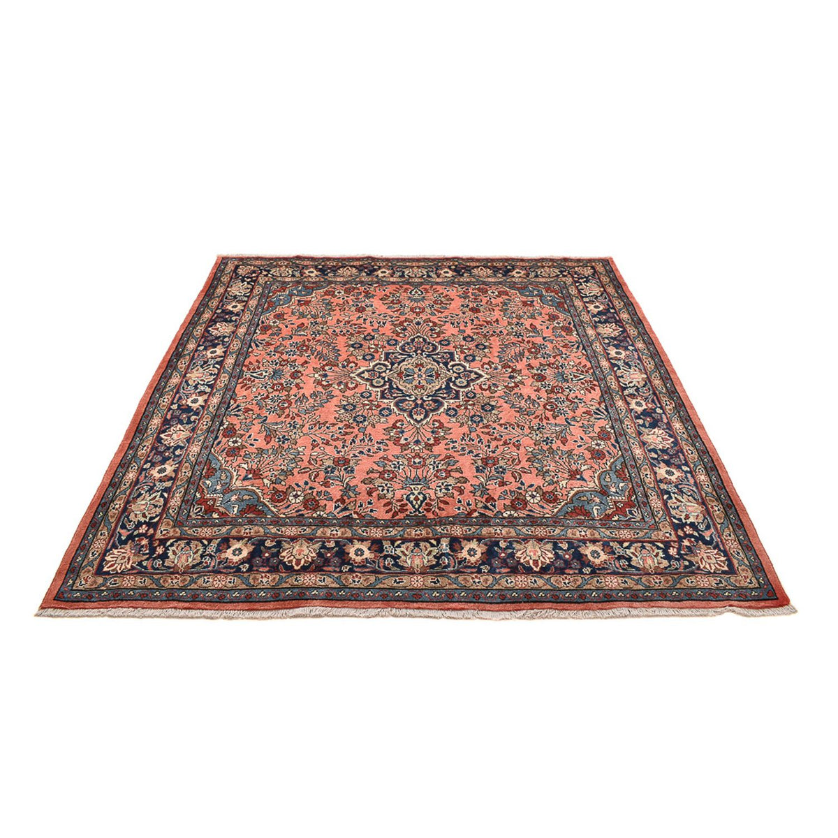 Alfombra persa - Nómada - 222 x 208 cm - rosa