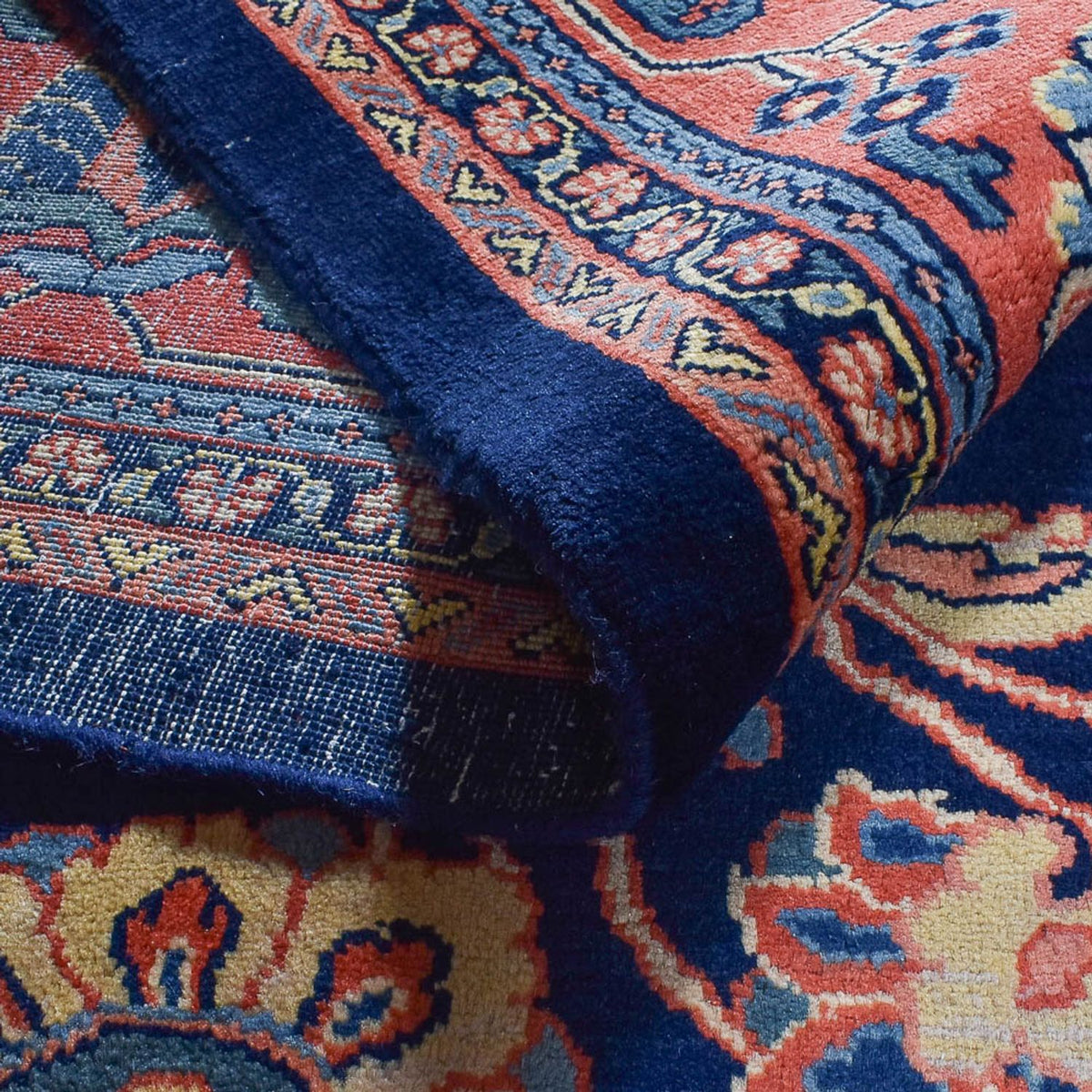 Alfombra persa - Clásica - 360 x 273 cm - azul oscuro