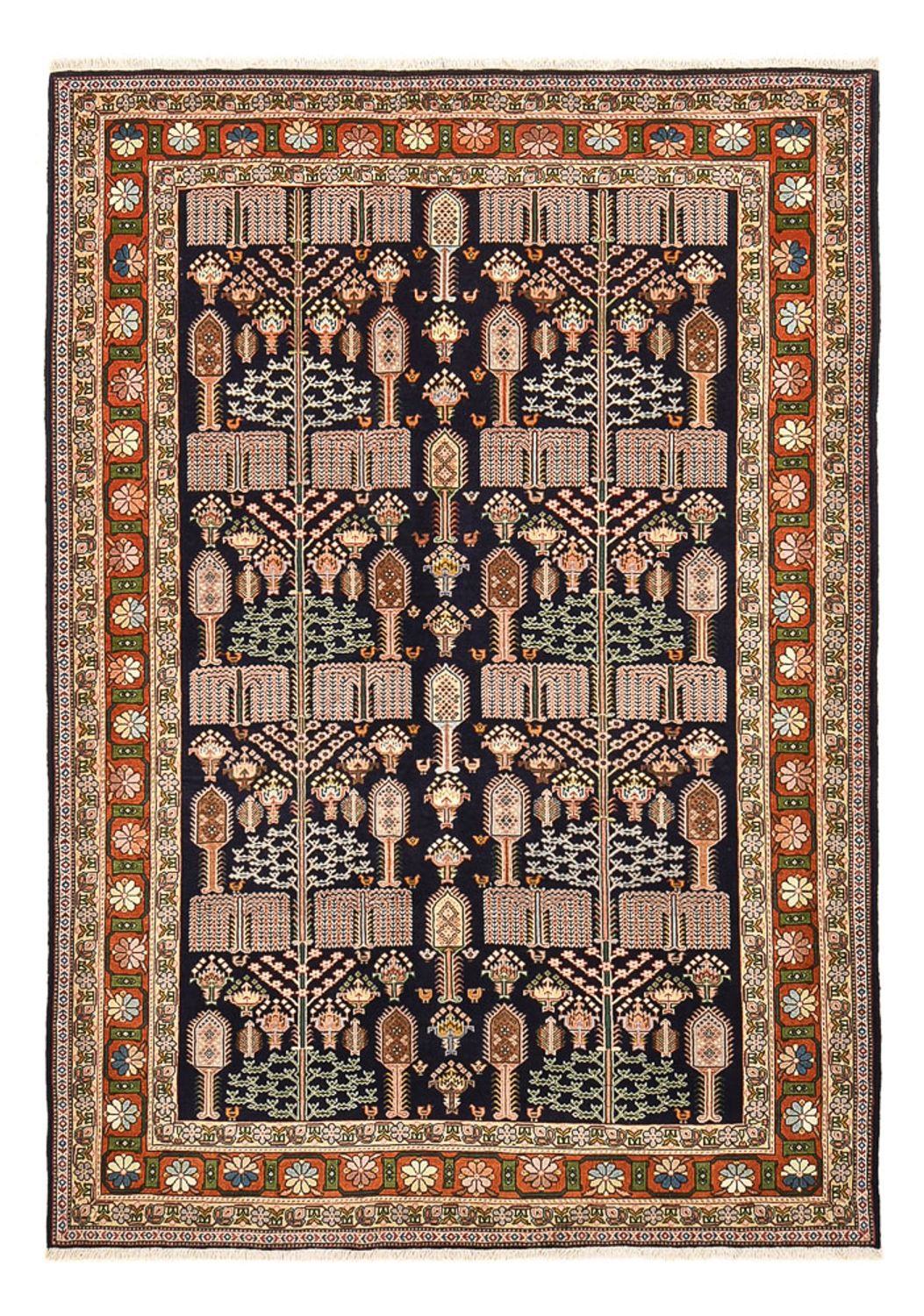 Alfombra Ziegler - Bakhtiari - 252 x 180 cm - azul oscuro