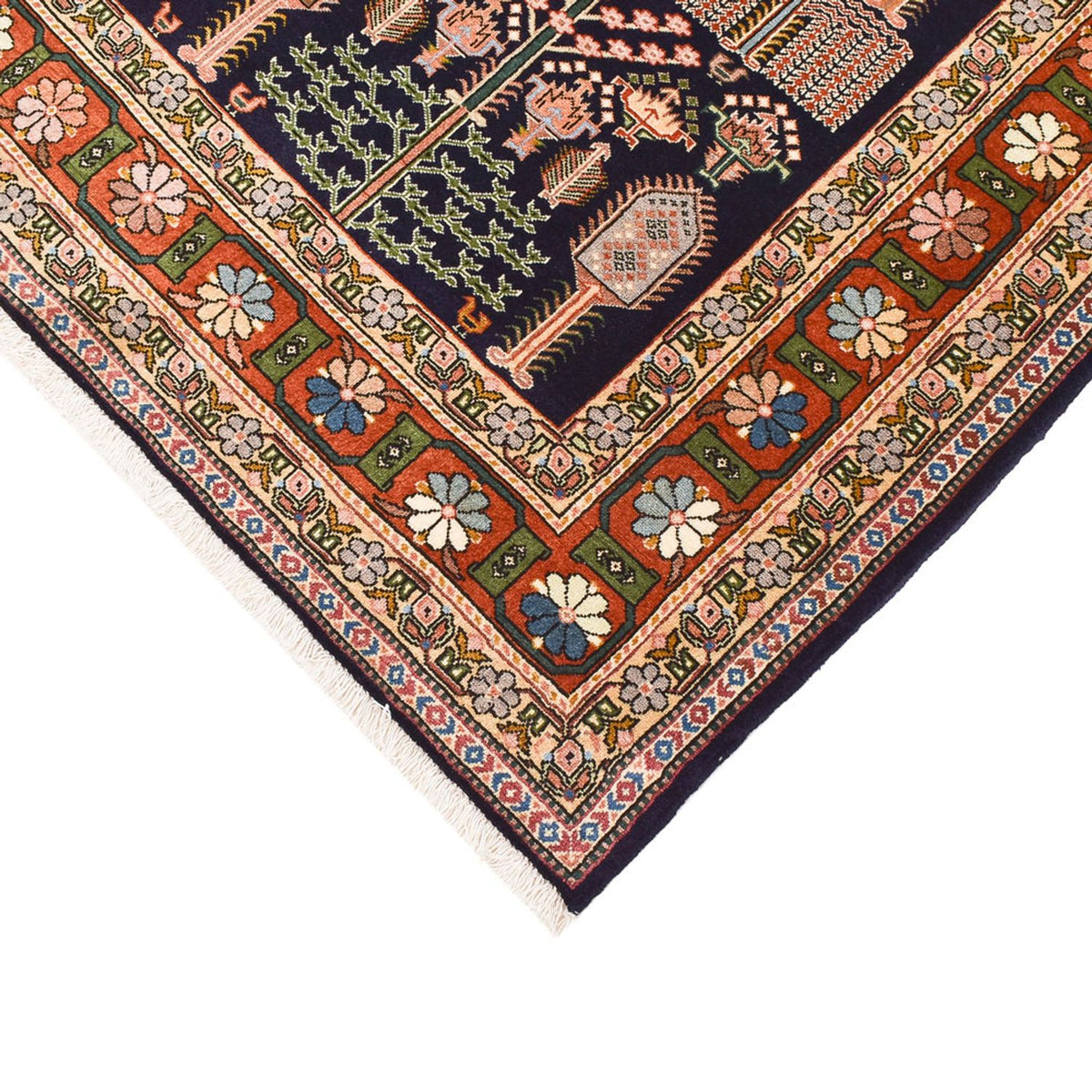 Alfombra Ziegler - Bakhtiari - 252 x 180 cm - azul oscuro