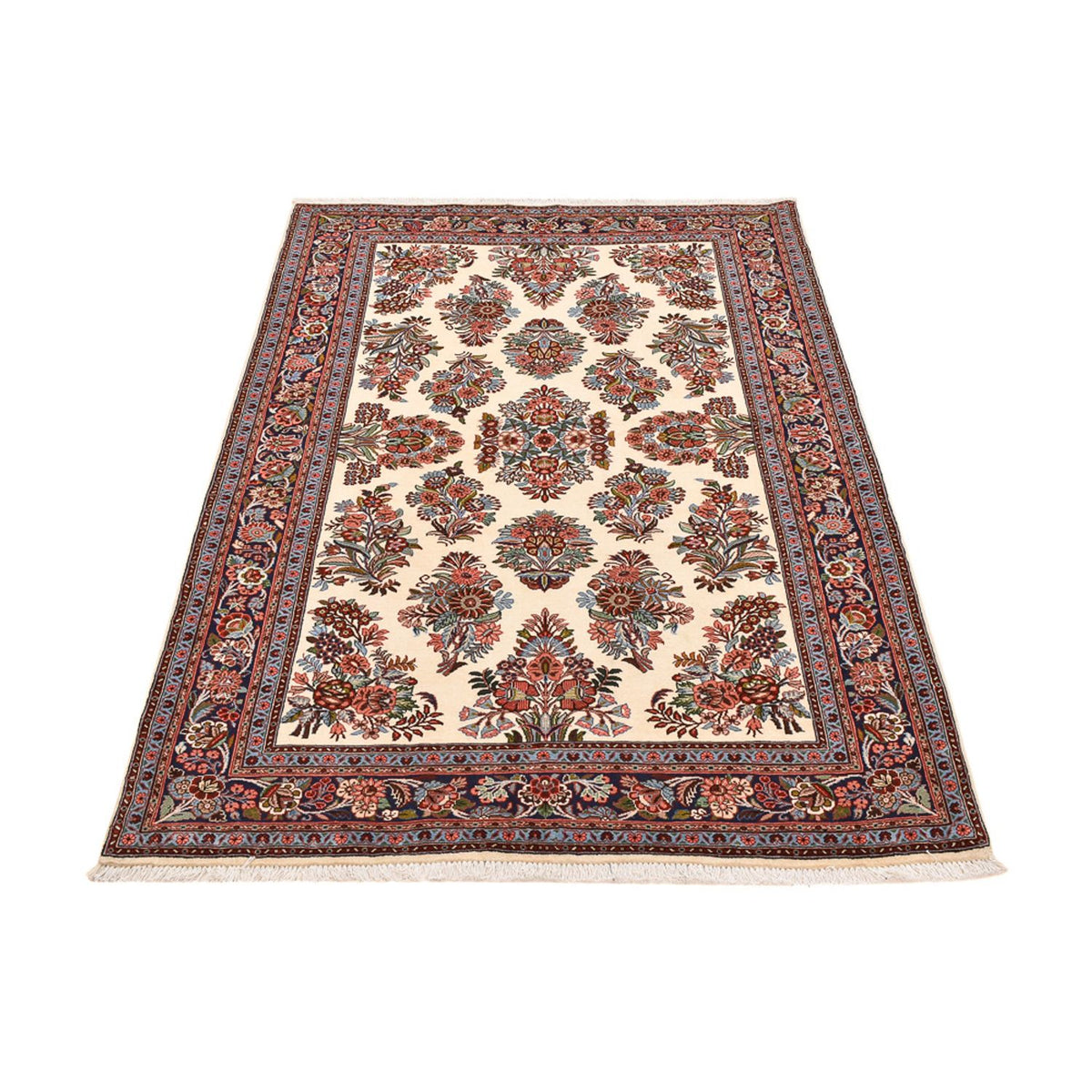 Alfombra persa - Clásica - 207 x 134 cm - beige oscuro