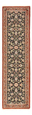 Alfombra de pasillo Alfombra Persa - Ghom - Royal - 196 x 54 cm - azul oscuro