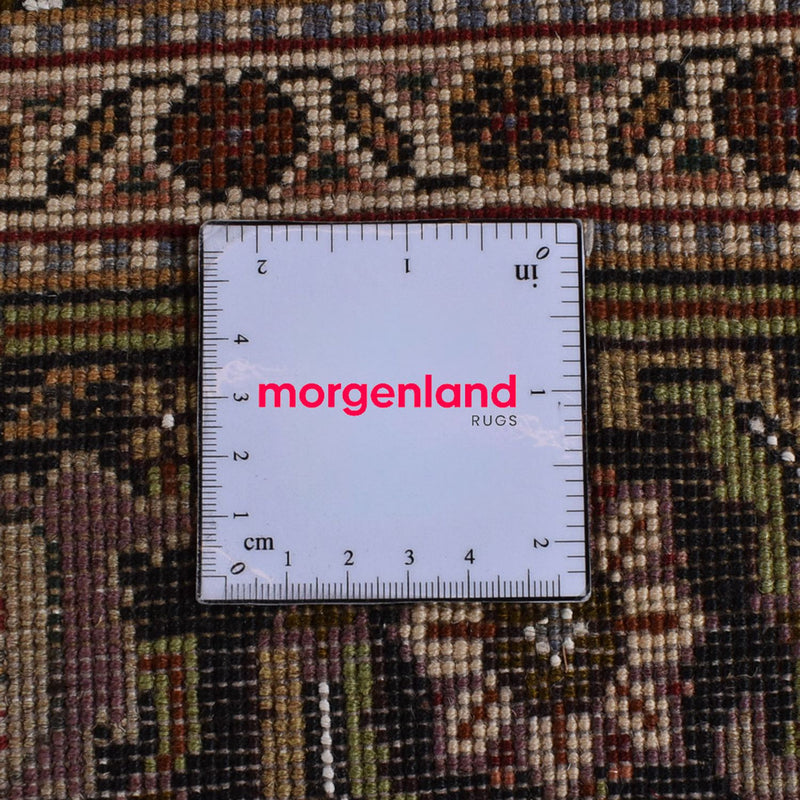 Alfombra Persa - Tabriz - Real - 196 x 148 cm - marrón oscuro