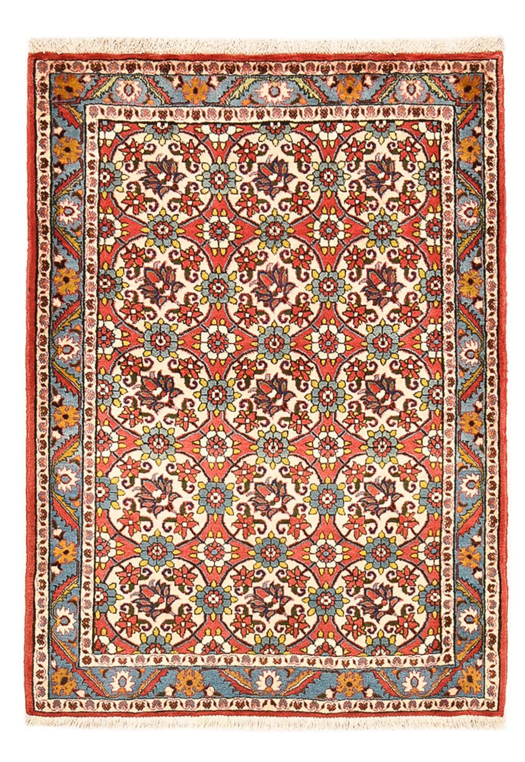 Alfombra persa - Nómada - 142 x 104 cm - multicolor