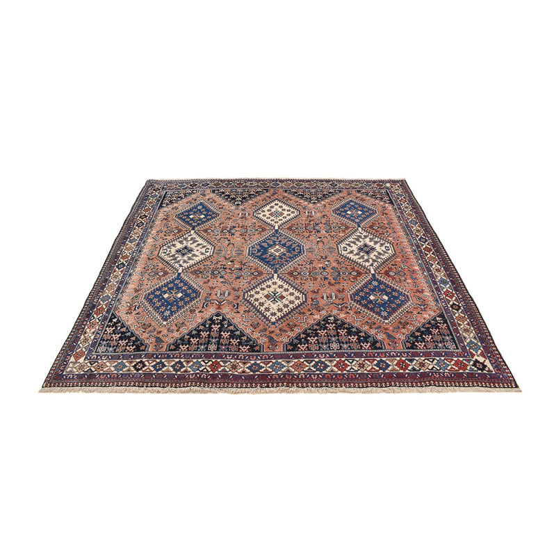 Alfombra persa - Nómada cuadrado  - 203 x 193 cm - rojo claro