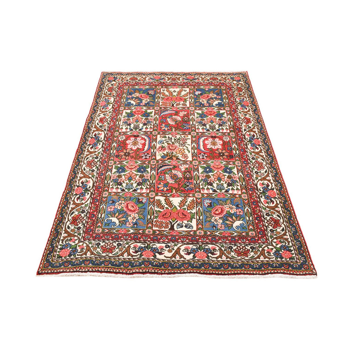 Alfombra persa - Nómada - 196 x 135 cm - multicolor