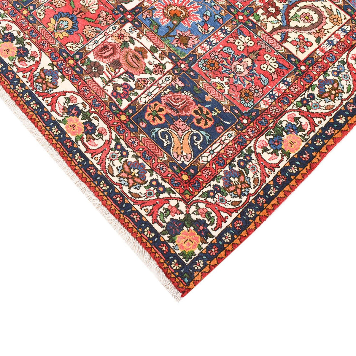 Alfombra persa - Nómada - 200 x 136 cm - multicolor