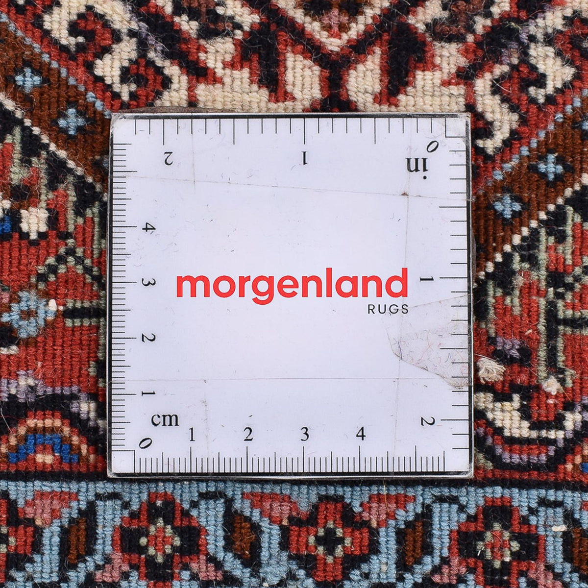 Alfombra de pasillo Alfombra persa - Bidjar - 400 x 83 cm - rojo claro