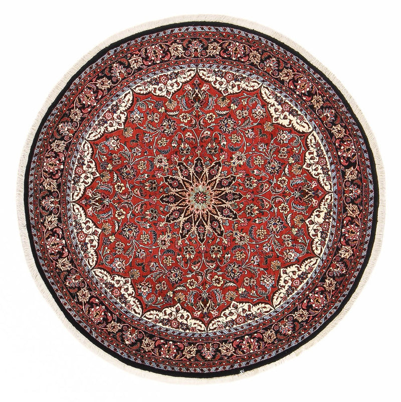 Alfombra persa - Bidjar redondo  - 150 x 150 cm - rojo