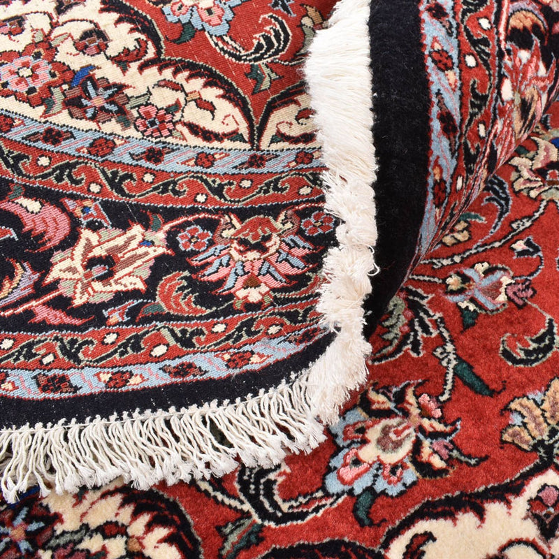 Alfombra persa - Bidjar redondo  - 150 x 150 cm - rojo